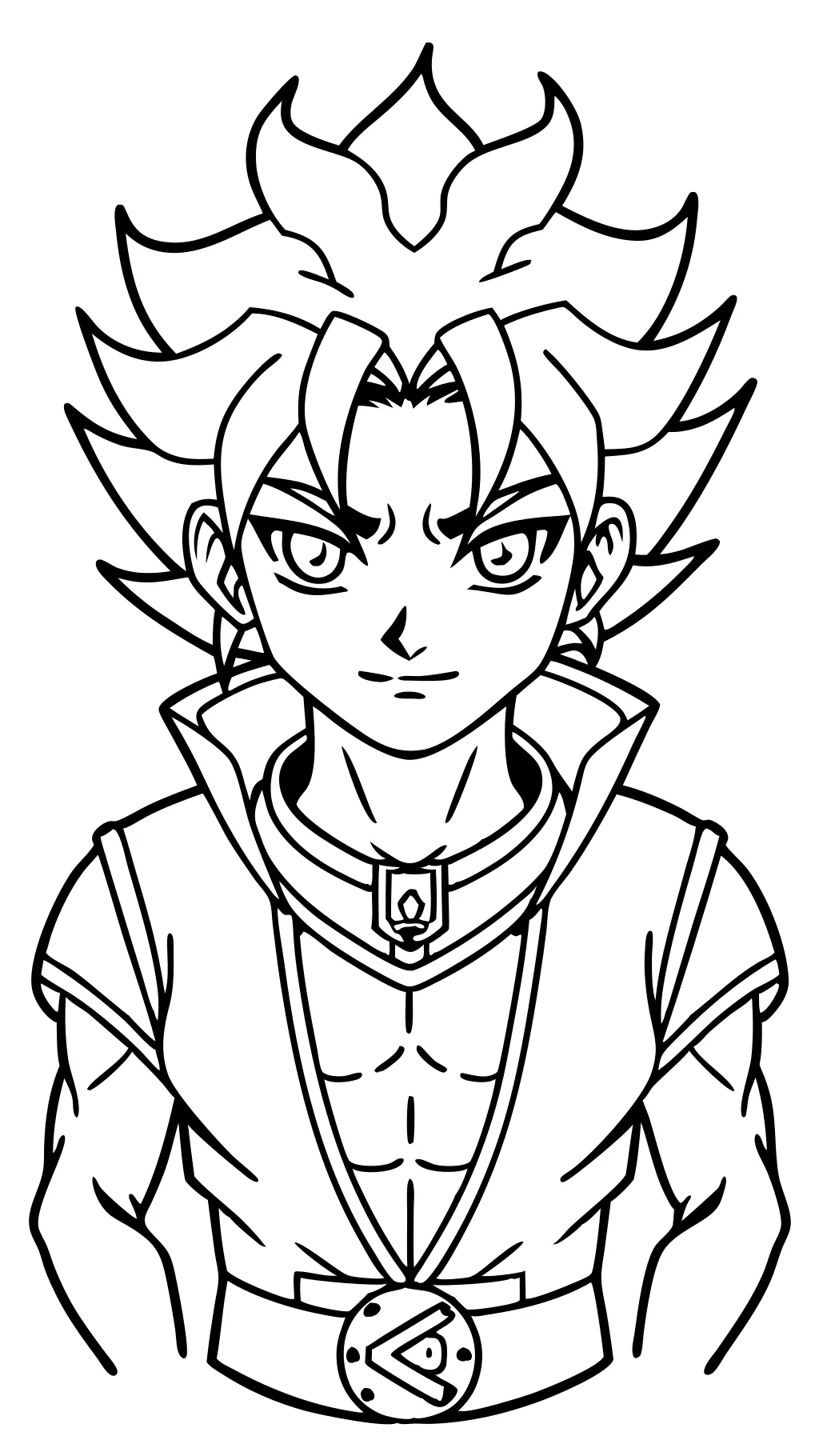 coloring pages anime characters